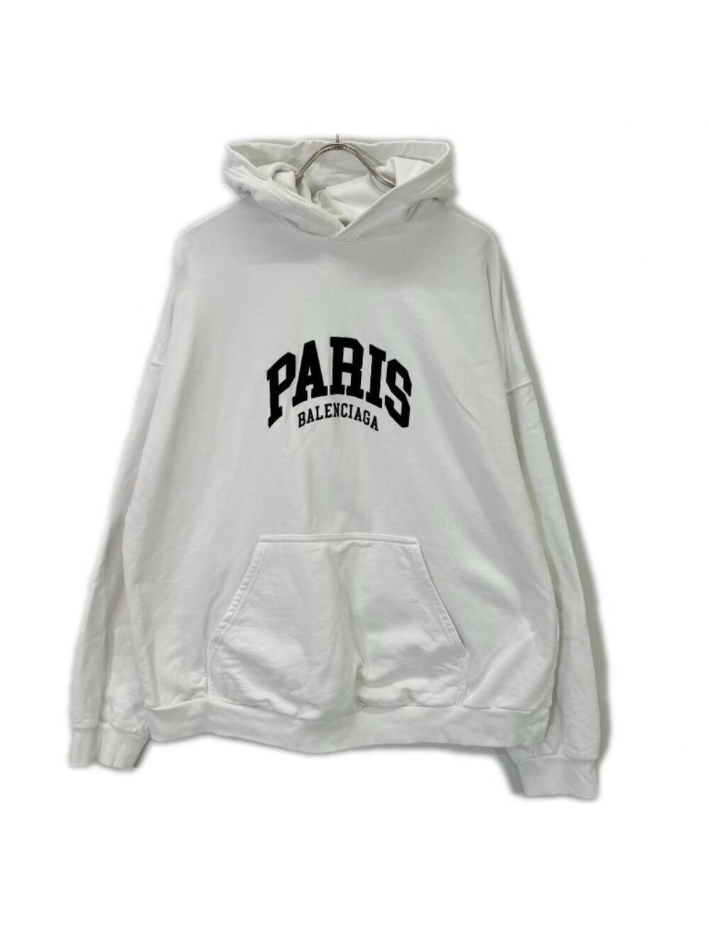 Balenciaga Paris Embroidery Pullover Hoodie